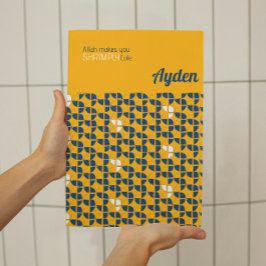 Póster PERSONALIZADO de Nursera Azul Amarillo RÁPIDO