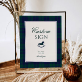 Póster Personalizado de palangrería de caballos de Roca d