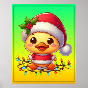 Póster Personalizado de pato de Navidades particulares Sa
