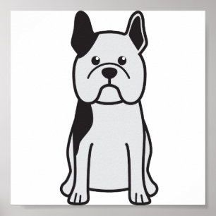Póster Personalizado de perro Bulldog francés