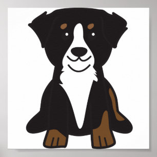 Póster Personalizado de Perro de Montaña de Bernese