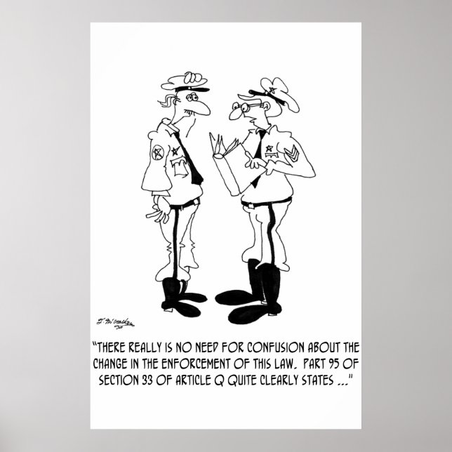 Póster Personalizado de policía 5842 (Frente)