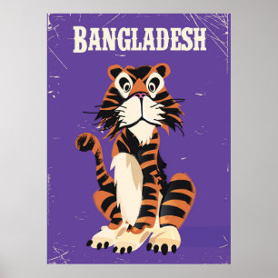 Póster Personalizado de poster de viajes de Bangladesh Vi
