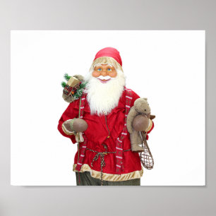 Póster Personalizado de Santa Claus sonriente