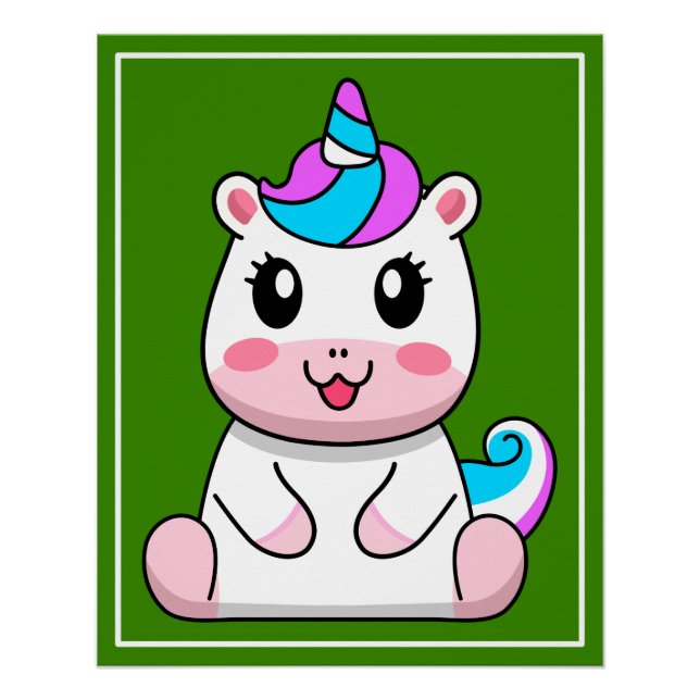 Póster Personalizado de sesión de unicornio (Anverso)
