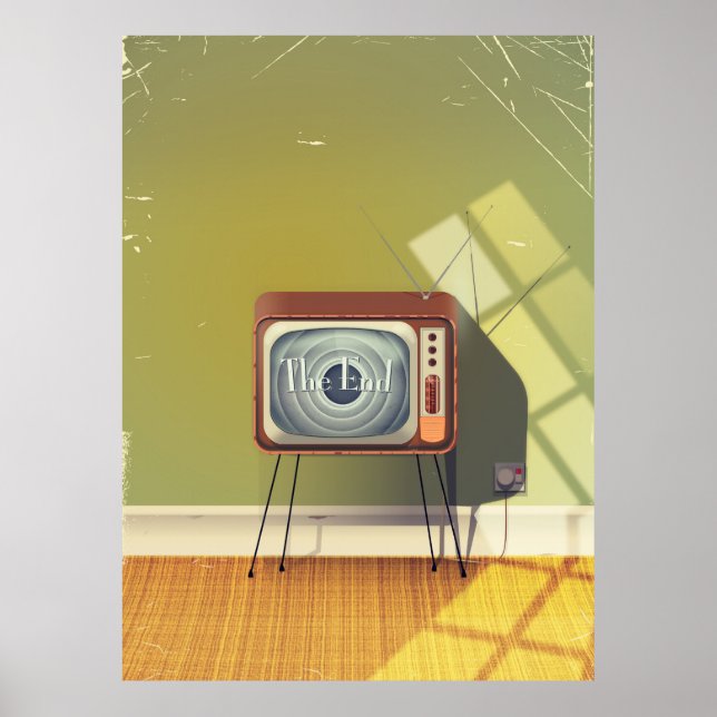 Póster Personalizado de televisión de época (Frente)