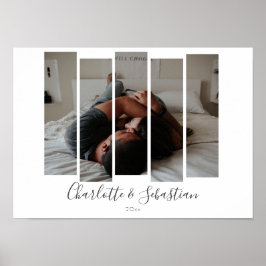 Póster Personalizado de texto y foto personalizada de cor