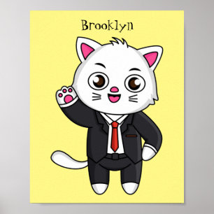 Póster Personalizado de traje de negocios