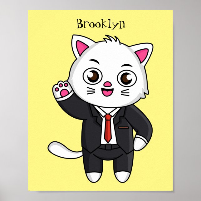 Póster Personalizado de traje de negocios (Frente)
