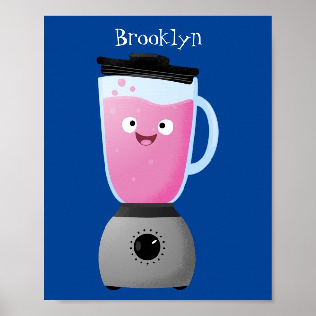 Póster Personalizado de utensilios de cocina para mezclad (Frente)