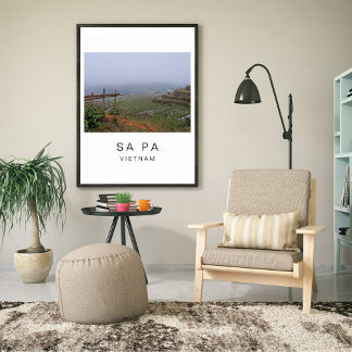 Póster personalizado de vacaciones de viaje a Viet