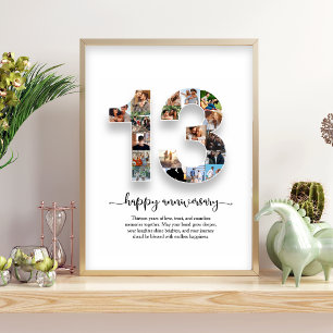 Póster Personalizado del 13º Aniversario