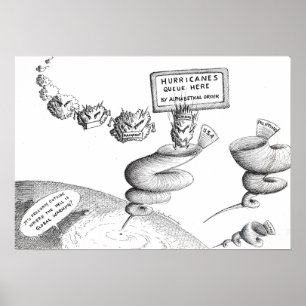 Póster Personalizado del cambio climático