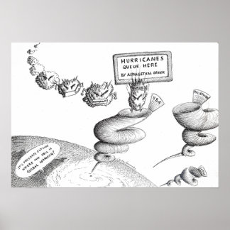 Póster Personalizado del cambio climático