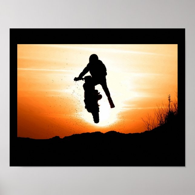 Póster Personalizado Dirt Bike Poster (Frente)