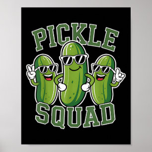 Póster Personalizado divertida Pickles Lover Dill Doe Chi