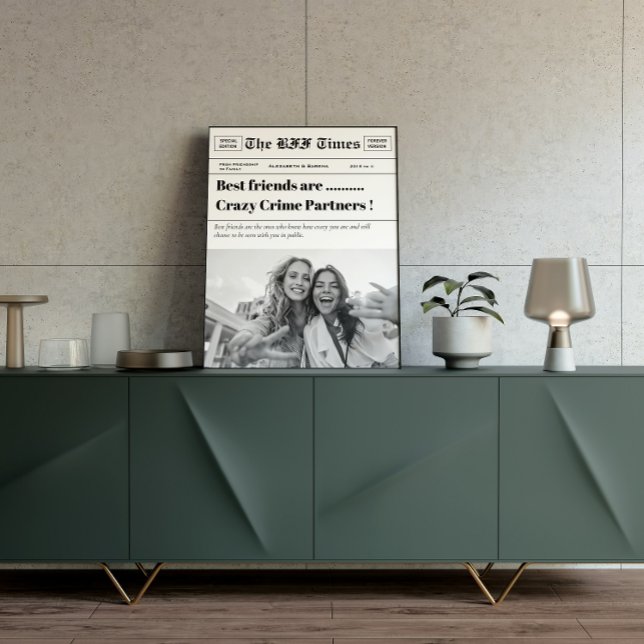 Póster Personalizado El Único Periódico Best Friend Times (Subido por el creador)
