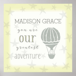 Póster Personalizado, Eres Nuestra Mayor Aventura