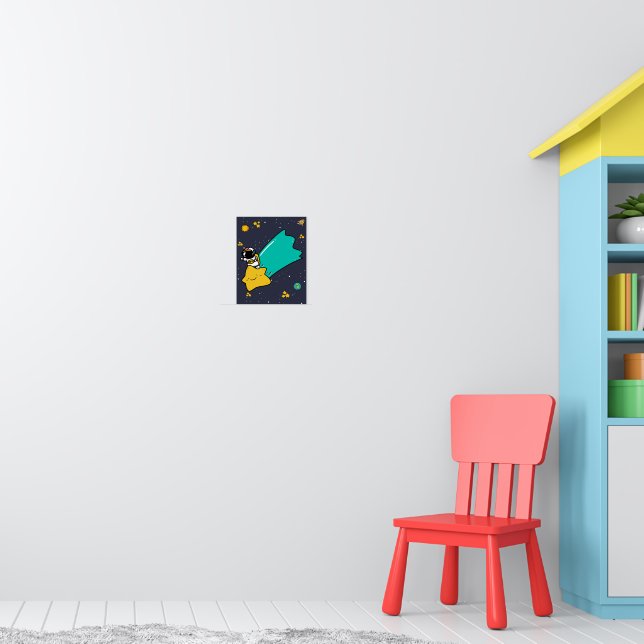 Póster Personalizado espacial astronauta (Guardería 1)