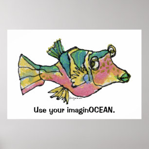 Póster Personalizado Fish 001 ImaginOCEAN Poster grande