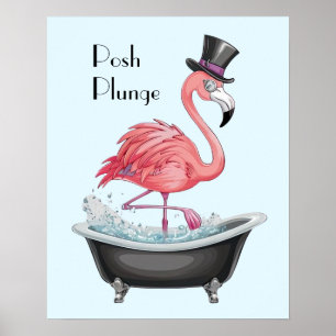 Póster Personalizado Flamingo