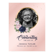 Personalizado Floral Celebración del Rótulo del fu