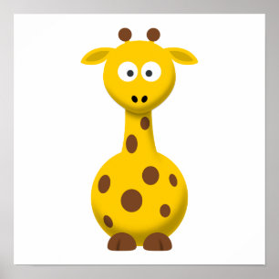 Póster Personalizado Giraffe