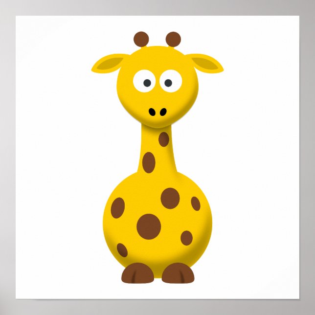 Póster Personalizado Giraffe (Frente)