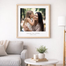 Personalizado Gracias Mamá | Foto y Texto Personal