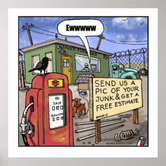 Póster Personalizado gracioso Poster - basura