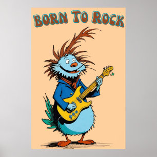Póster Personalizado Guitarista