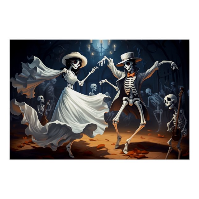 Póster Personalizado Halloween Swing Dance (Anverso)