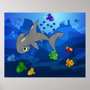 Póster Personalizado Hammerhead Shark