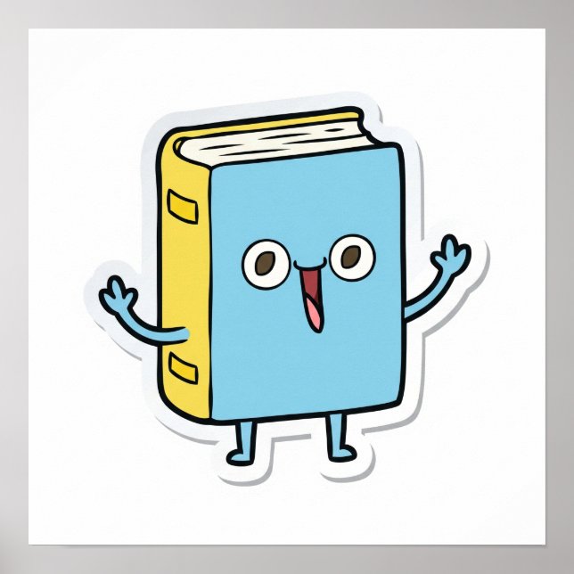 Póster Personalizado Happy Book (Frente)