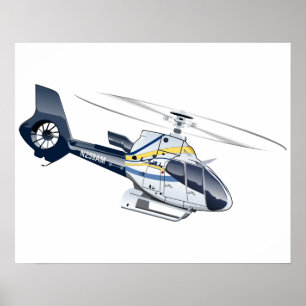 Póster Personalizado Helicopter