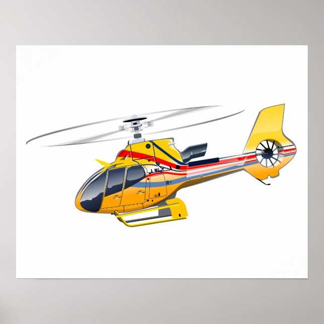 Póster Personalizado Helicopter (Frente)