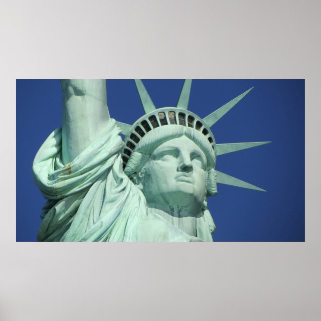 Póster Personalizado "Lady Liberty", "Estatua de la Liber (Frente)