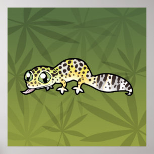 Póster Personalizado Leopard Gecko