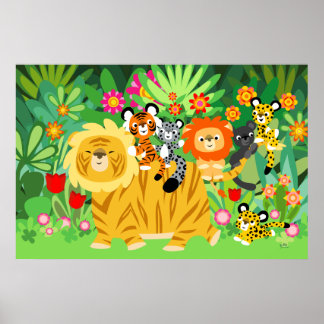 Póster Personalizado Liger y poster de amigos