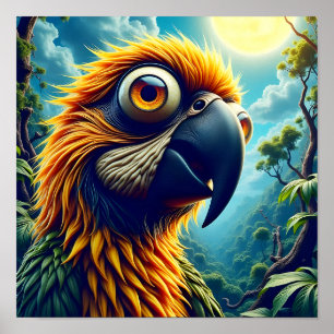 Póster Personalizado Macaw