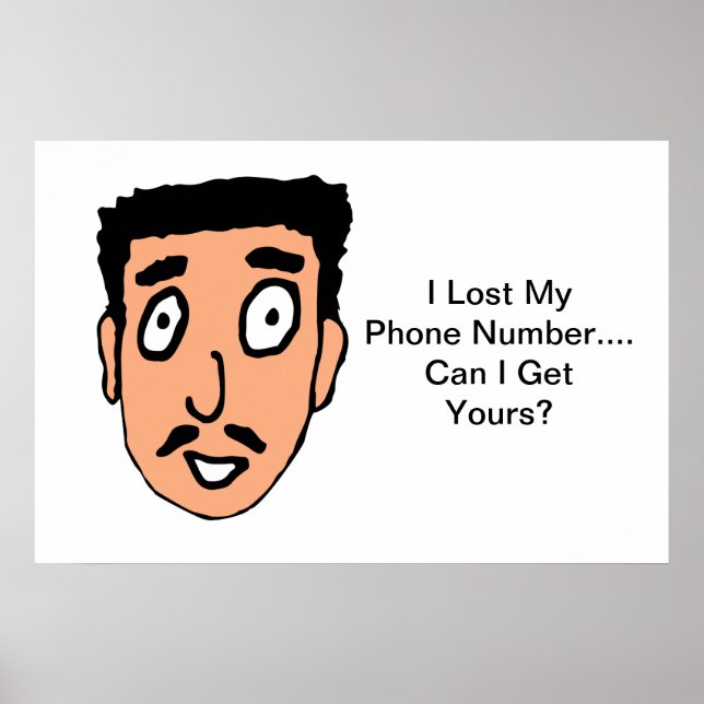 Póster Personalizado Mala línea de recogida Slimy Mustach (Frente)