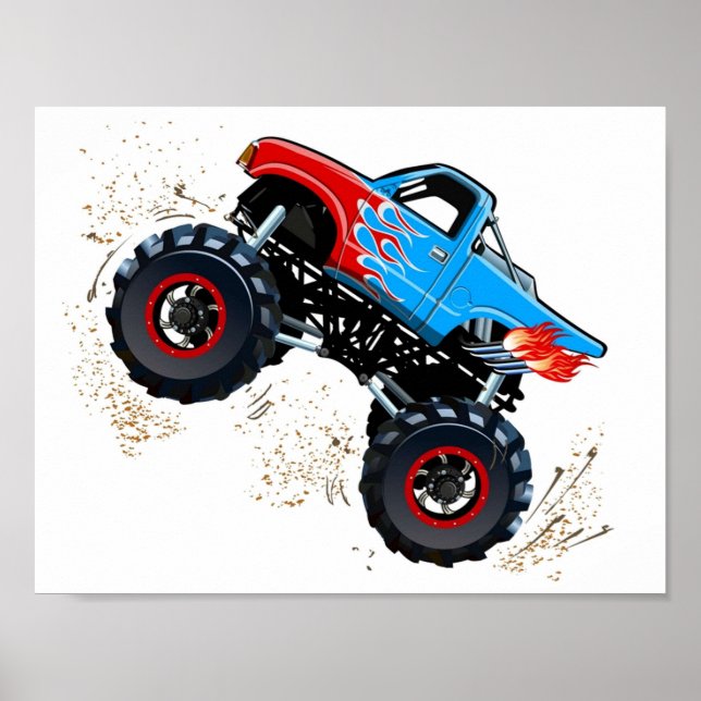 Póster Personalizado Monster Truck (Frente)