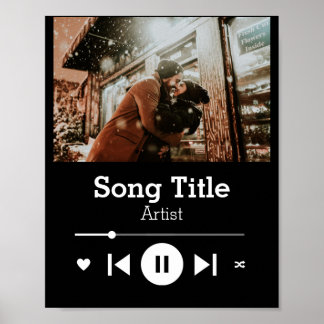 Póster Personalizado nuestro Poster de canción