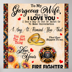 Póster Personalizado Para Mi Espléndida Esposa Monja De G