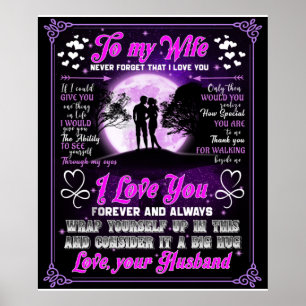 Póster Personalizado Para Mi Esposa