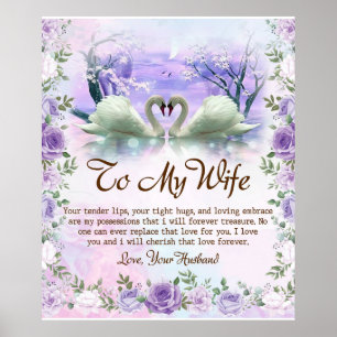 Póster Personalizado Para Mi Esposa