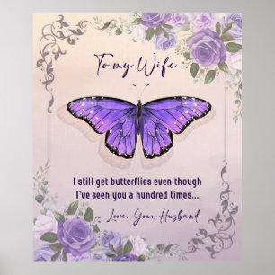 Póster Personalizado Para Mi Esposa   Carta De Amor Del M