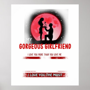 Póster Personalizado Para Mi Novia