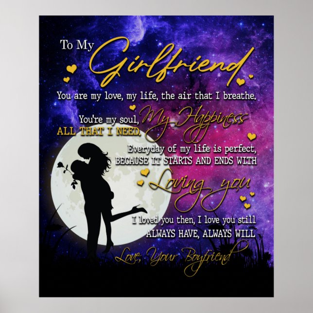 Póster Personalizado Para Mi Novia Blanket (Frente)