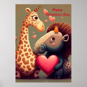 Póster Personalizado personalizado de San Valentín